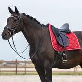 PS of Sweden Chilli Red Signature Dressage Saddle Pad #colour_chilli-red