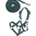 HKM Head Collar and Lead Rope -Hobby Horsing Basic- #colour_turquoise