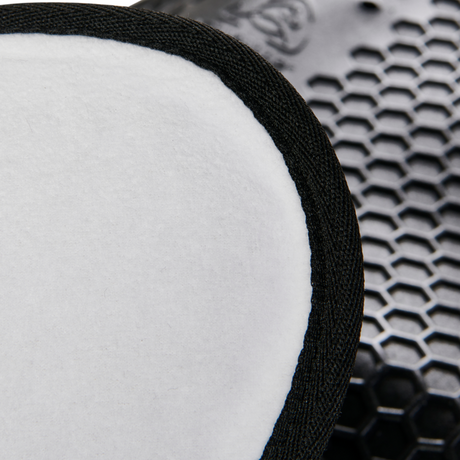 Acavallo Pad SP WFS Suede Hexagonal Gel Front Riser #colour_white