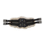 Stubben Equi-Soft® Saddle Girth with Cover - Black #colour_lambskin-beige-brown
