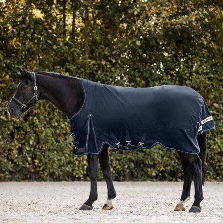 Waldhausen Scandic High Neck 100g Turnout Rug #colour_night-blue