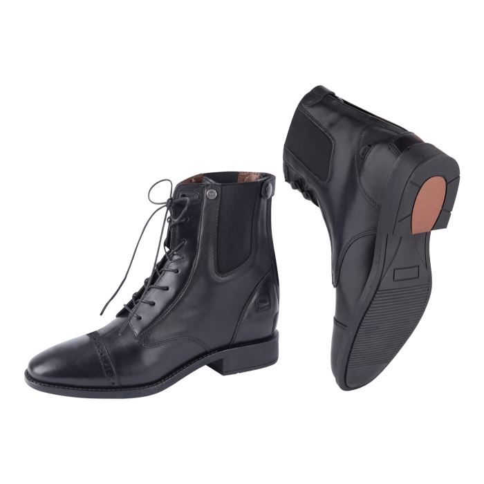 E.L.T Belfort Ladies Lace-Up Boots #colour_black