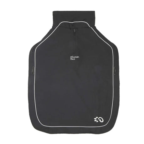 Mountain Paws Fleece Lined Dog Raincoat #colour_black