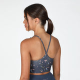 Shires Aubrion Ladies Invigorate Patterned Sports Bra #colour_peony