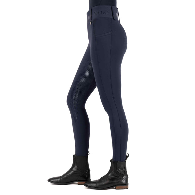 HV Polo Favourite Summer Full Grip Riding Tights #colour_navy