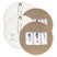 Imperial Riding Round Glitter Competition Number - Pack of 2 #colour_gold