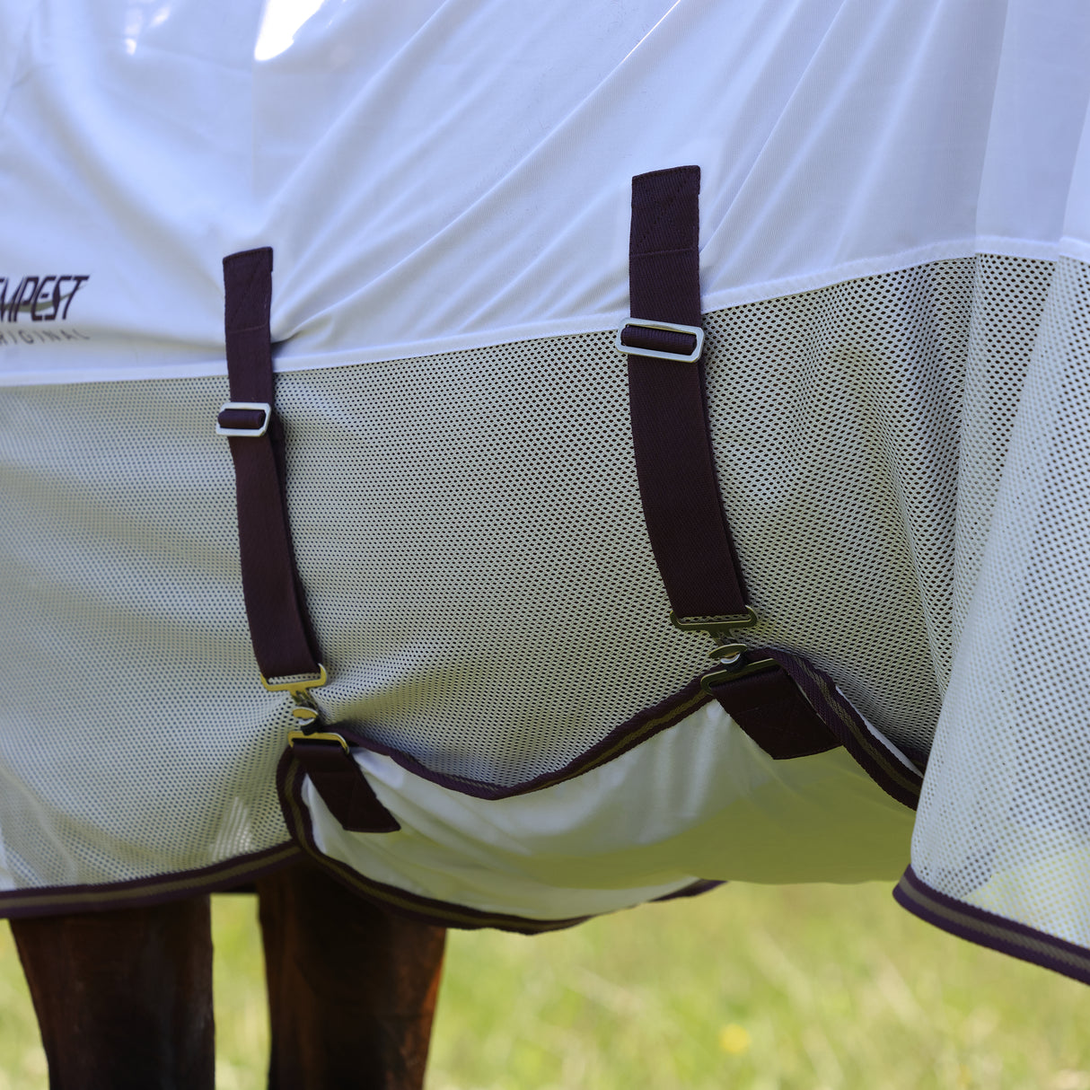 Shires Tempest Original Fly Mesh Combo Rug #colour_white