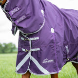 Shires Highlander Original 100g Combo Turnout Rug #colour_plum