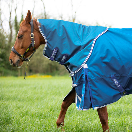 Shires Highlander Original 200g Turnout Neck Cover #colour_blue