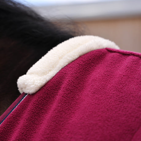 Shires Tempest Original Fleece Rug #colour_maroon