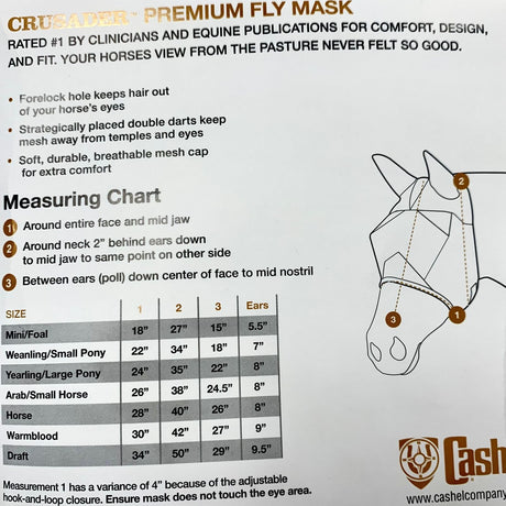 Cashel Crusader Standard Fly Mask