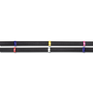 Waldhausen Non-slip Reins with Coloured Stops #colour_black