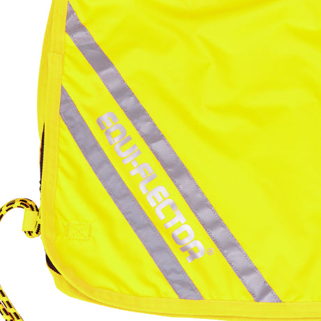 Shires EQUI-FLECTOR® Waterproof Quarter Sheet #colour_yellow