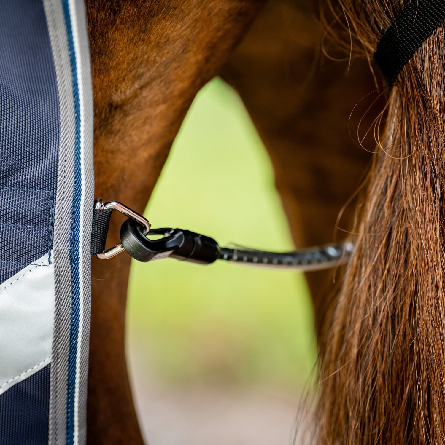 Horseware Ireland Rambo Supreme 1680D Turnout Plus 0g #colour_navy-thunderstorm-grey-silver