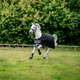 Horseware Ireland Amigo Bravo 12 Original 50g Lite Turnout Rug #colour_black-titanium-grey-silver