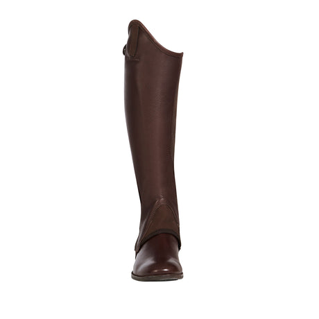 Equestro Unisex Gaiters With Silicone Inserts #colour_brown