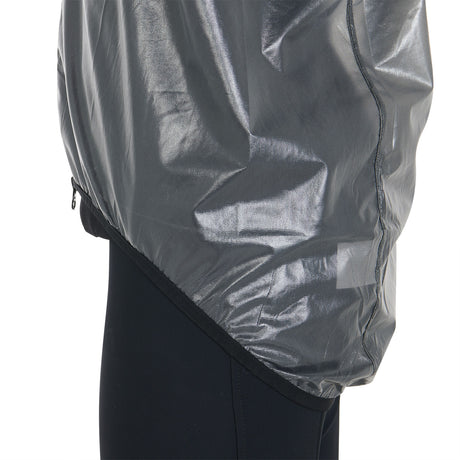 Equestro Windproof And Water-Repellent Unisex Overcoat #colour_black