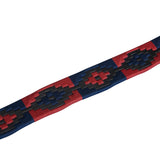 Leather belt with southwest patterm