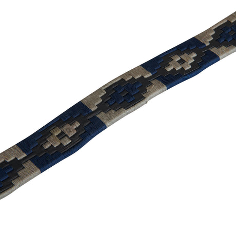 Leather belt with southwest patterm
