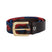 Leather belt with southwest patterm
