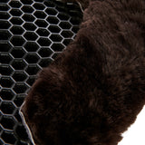 Acavallo Pad SP WFS Suede Rear Sheepskin Hexagonal Gel Flat #colour_brown-brown