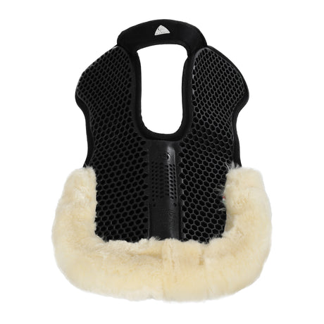 Acavallo Pad SP WFS Suede Rear Sheepskin Hexagonal Gel Flat #colour_black-natural