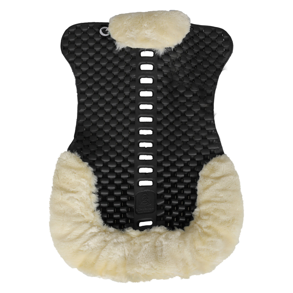 Acavallo Pad Piuma-FS Respira-FS Cut-Out Eva Rear Riser #colour_natural