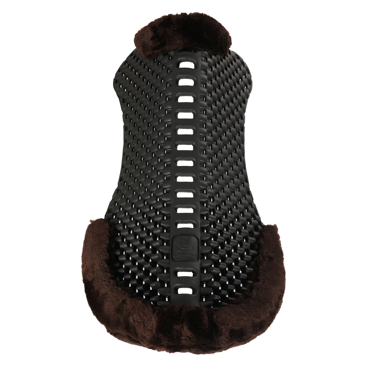 Acavallo Pad Piuma-FS Respira-FS Cut-Out Eva Rear Riser #colour_brown
