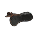 Acavallo Pad WFS Suede Hexagonal Gel Rear Riser #colour_brown