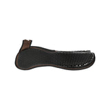 Acavallo Pad WFS Suede Hexagonal Gel Rear Riser #colour_brown