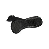 Acavallo Pad WFS Suede Hexagonal Gel Rear Riser #colour_black