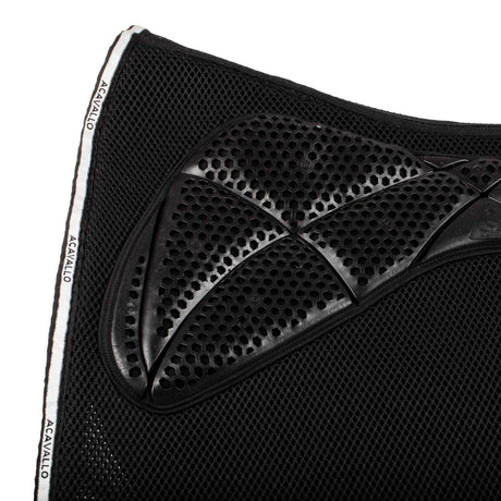 Acavallo Saddle Pad DS CW-3Ds Memory Foam 3D Spacer Gel Grip #colour_black