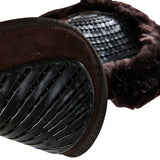 Acavallo Pad SP JCCS CW-CS Suede Cut-Out Sheepskin Twin Sided Gel Flat #colour_brown-brown
