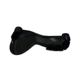 Acavallo Pad SP JCCS CW-CS Suede Cut-Out Sheepskin Twin Sided Gel Flat #colour_black-black