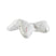 Acavallo Pad Mf Jccs Cw-Cs Suede Ac Grip Flat #colour_white-silver