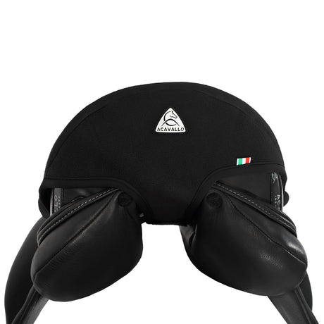 Acavallo Standard Seat Saver Dressage Classic Gel-In Dri-Lex 20mm #colour_black