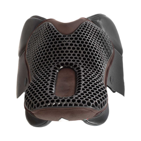 Acavallo Ortho-Coccyx Seat Saver Jumping Hexagonal Gel-Out Dri-Lex 20mm "Offer" #colour_brown