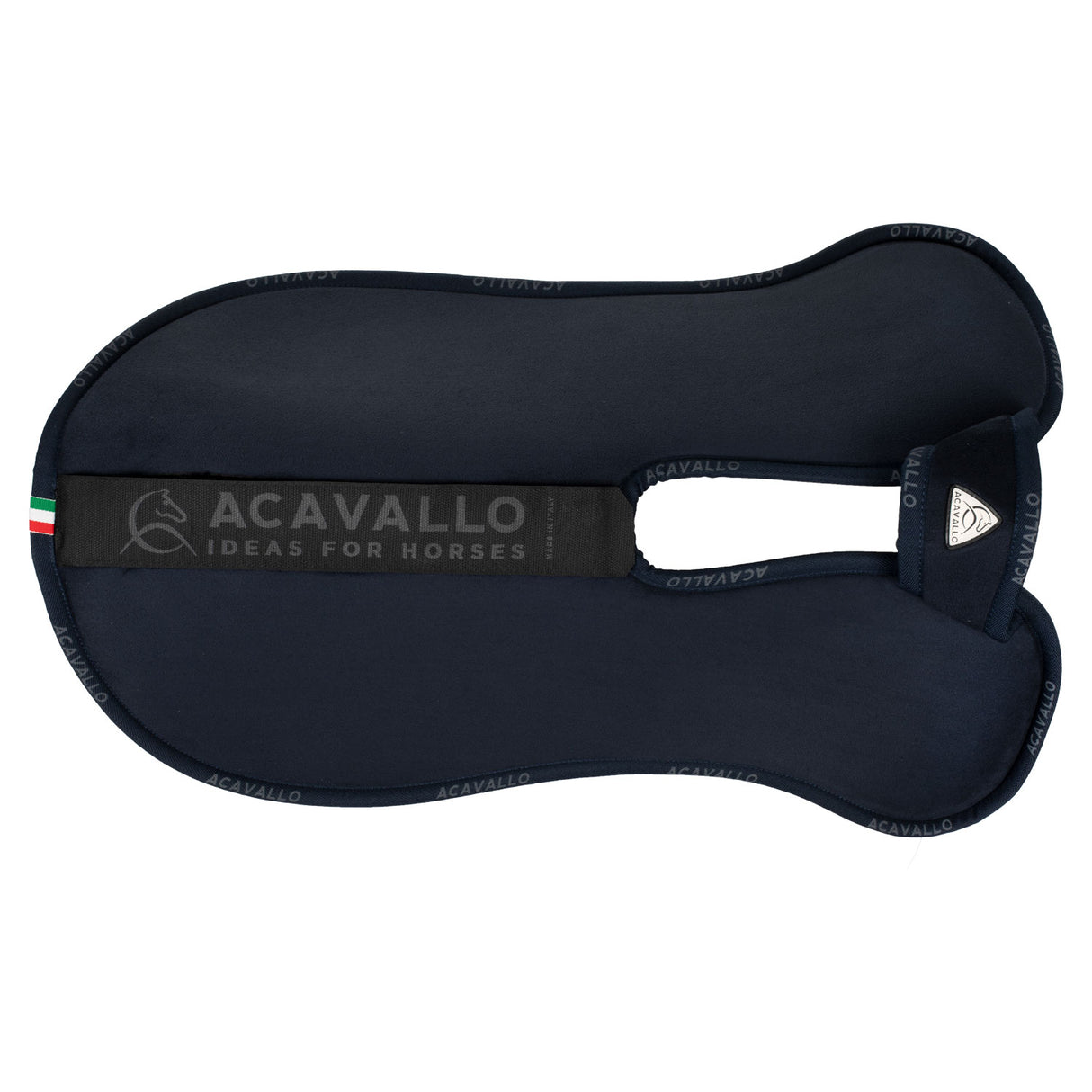 Acavallo Piuma Pad WFS Pocket Suede Flat #colour_blue