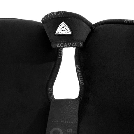 Acavallo Piuma Pad WFS Pocket Suede Front Riser #colour_black