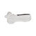 Acavallo Piuma Pad WFS Pocket Suede Front & Rear Riser #colour_white