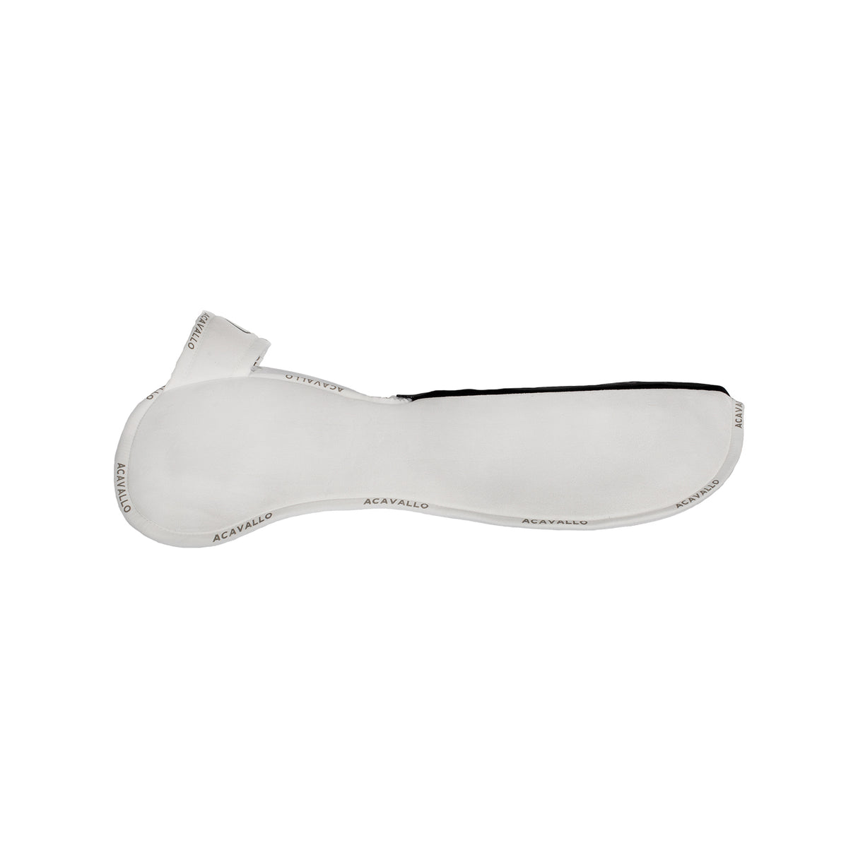 Acavallo Piuma Pad WFS Pocket Suede Front & Rear Riser #colour_white