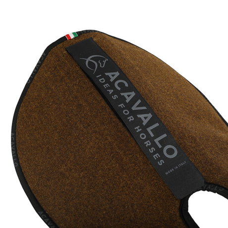 Acavallo Piuma Pad WFS Pocket Double Felt Flat #colour_brown