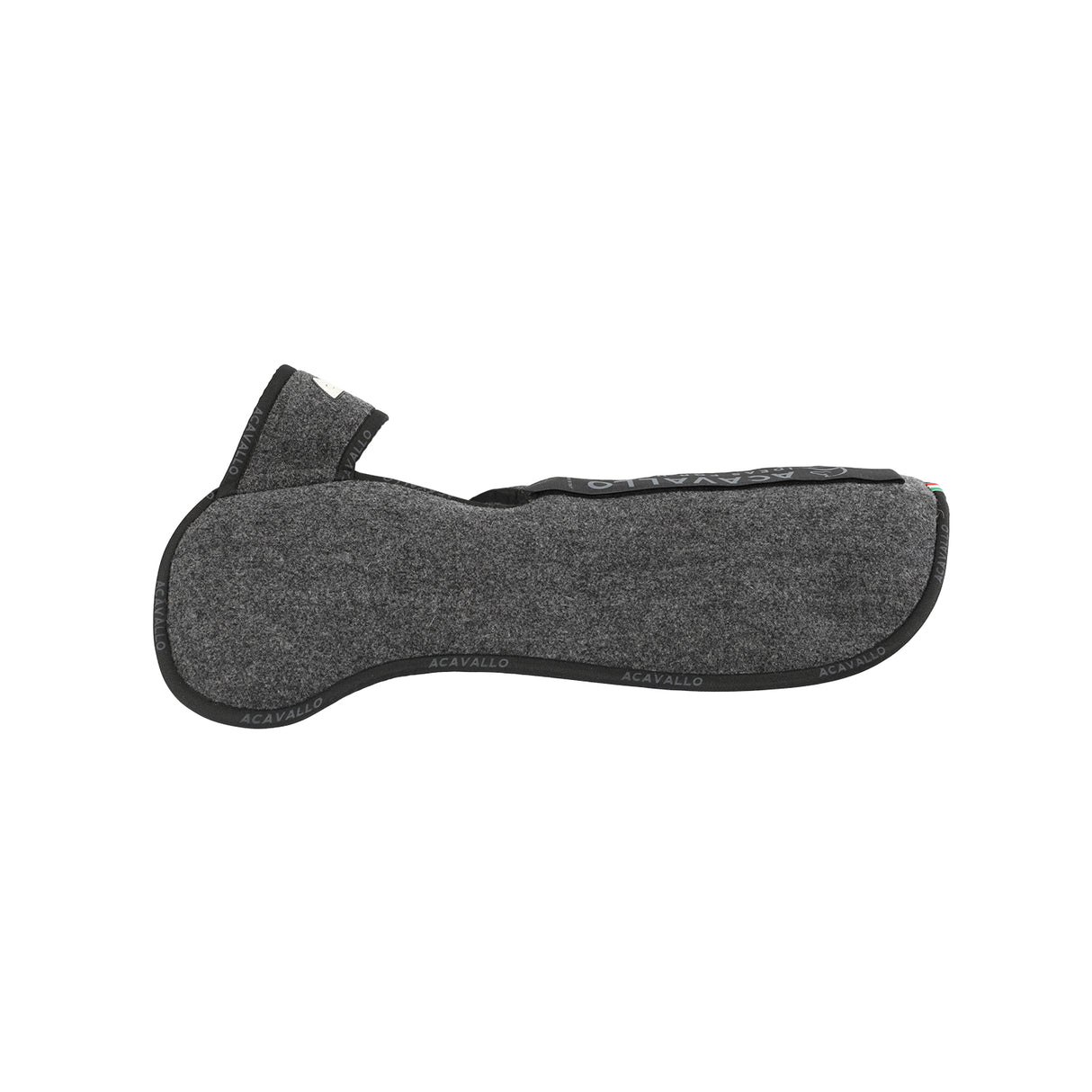 Acavallo Piuma Pad WFS Pocket Double Felt Flat #colour_grey