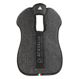 Acavallo Pad Piuma WFS Pocket Double Felt Front Riser #colour_grey