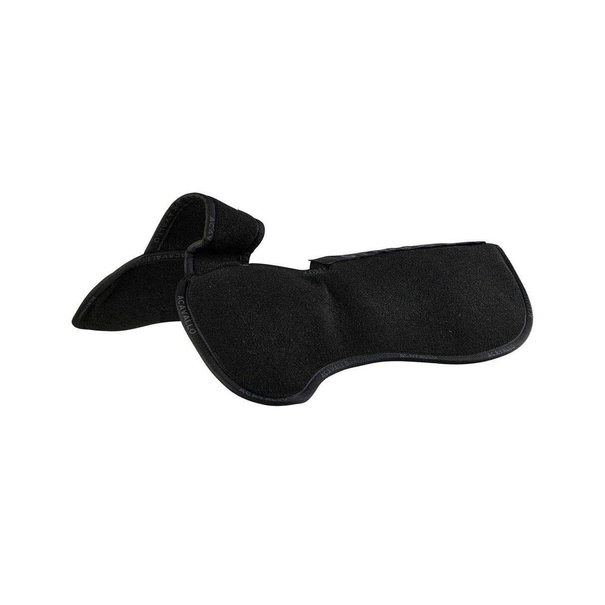 Acavallo Pad Piuma WFS Pocket Double Felt Front Riser #colour_black