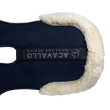 Acavallo Pad Piuma-FS WFS-FS Pocket Suede Flat #colour_blue-natural