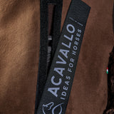 Acavallo Pad Piuma-FS WFS-FS Pocket Suede Front Riser #colour_brown-brown