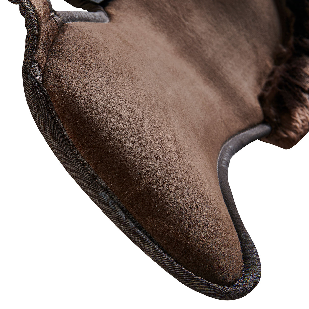Acavallo Pad Piuma-FS WFS-FS Pocket Suede Front Riser #colour_brown-brown