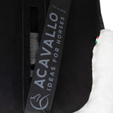 Acavallo Pad Piuma-FS WFS-FS Pocket Suede Front Riser #colour_black-white