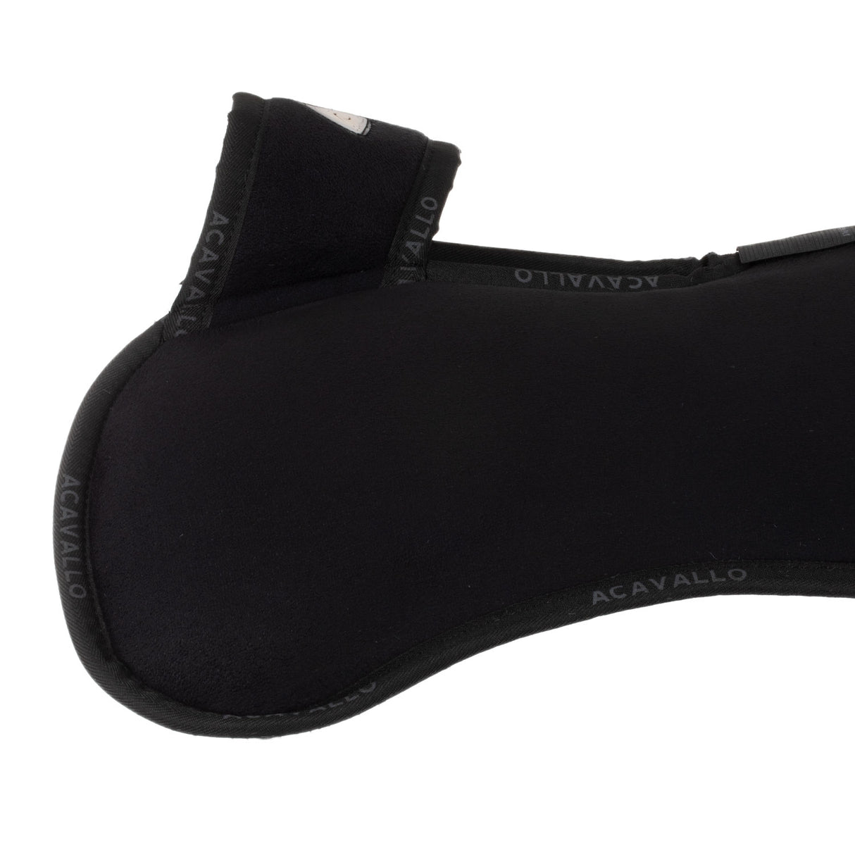Acavallo Pad Piuma-FS WFS-FS Pocket Suede Front Riser #colour_black-natural